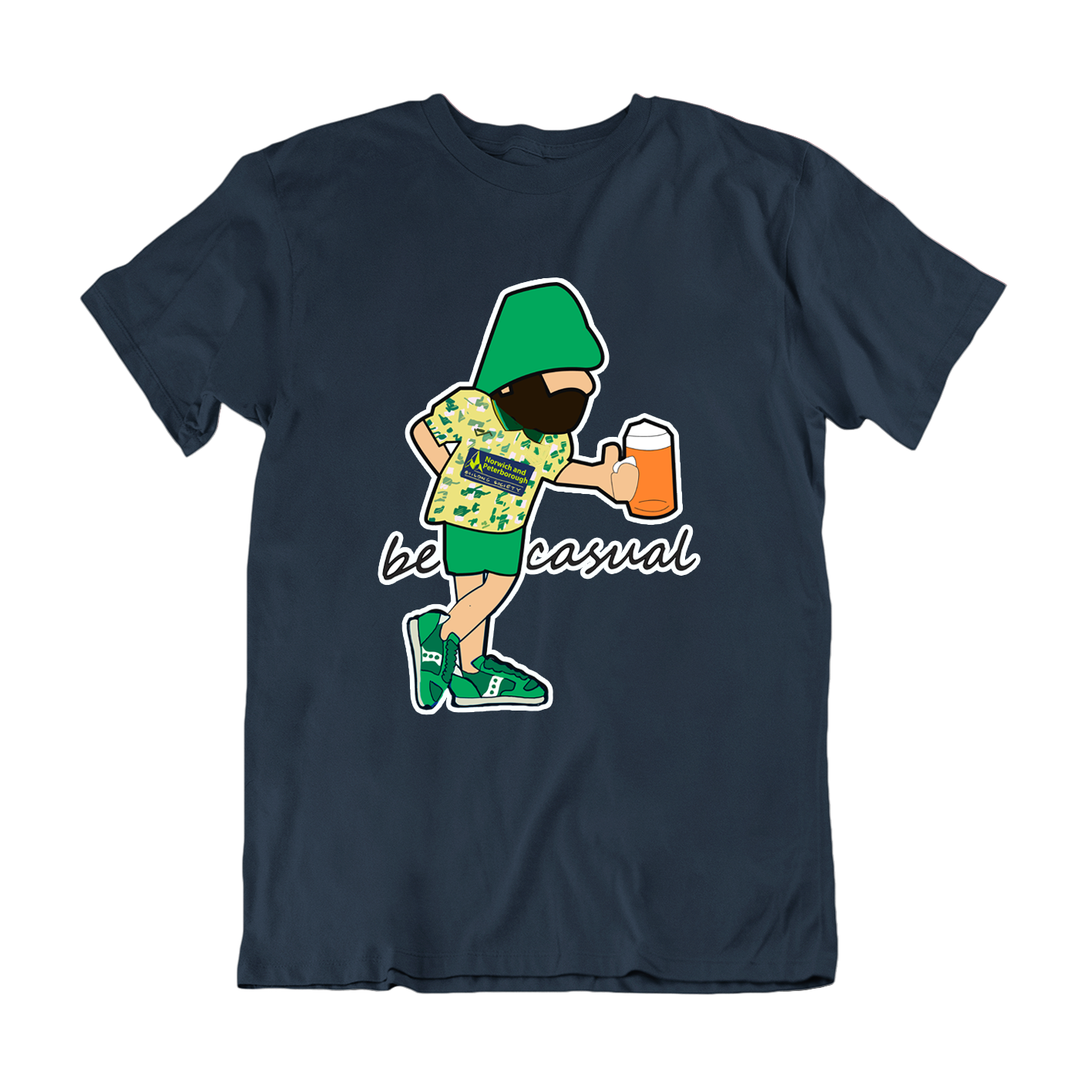 A Guy Called Minty, Be Casual Norwich City Regular Fit T-Shirt