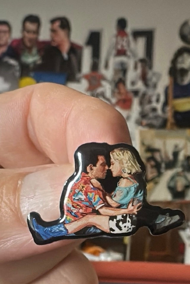 True Romance limited edition pin badge
