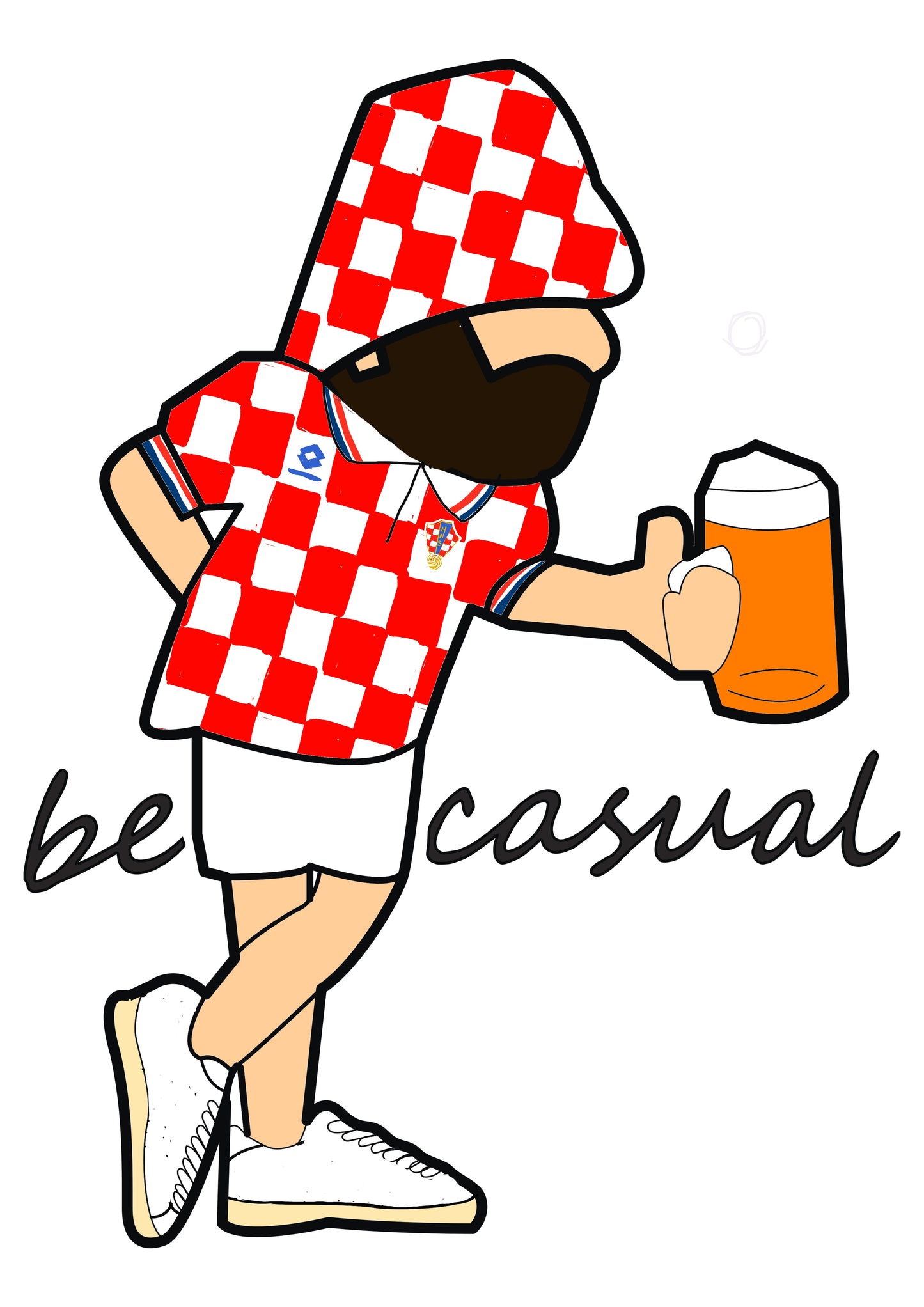 A Guy Called Minty Be casual Croatia  Regular Fit T-Shirt
