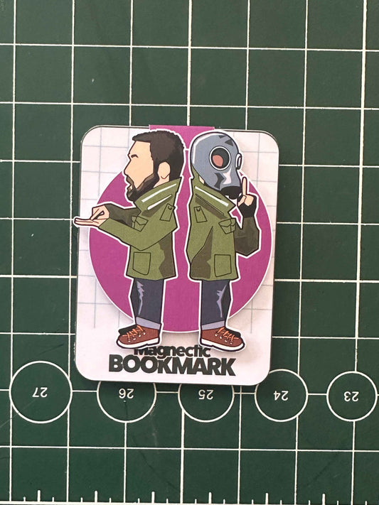 Dead man shoes magnetic bookmark