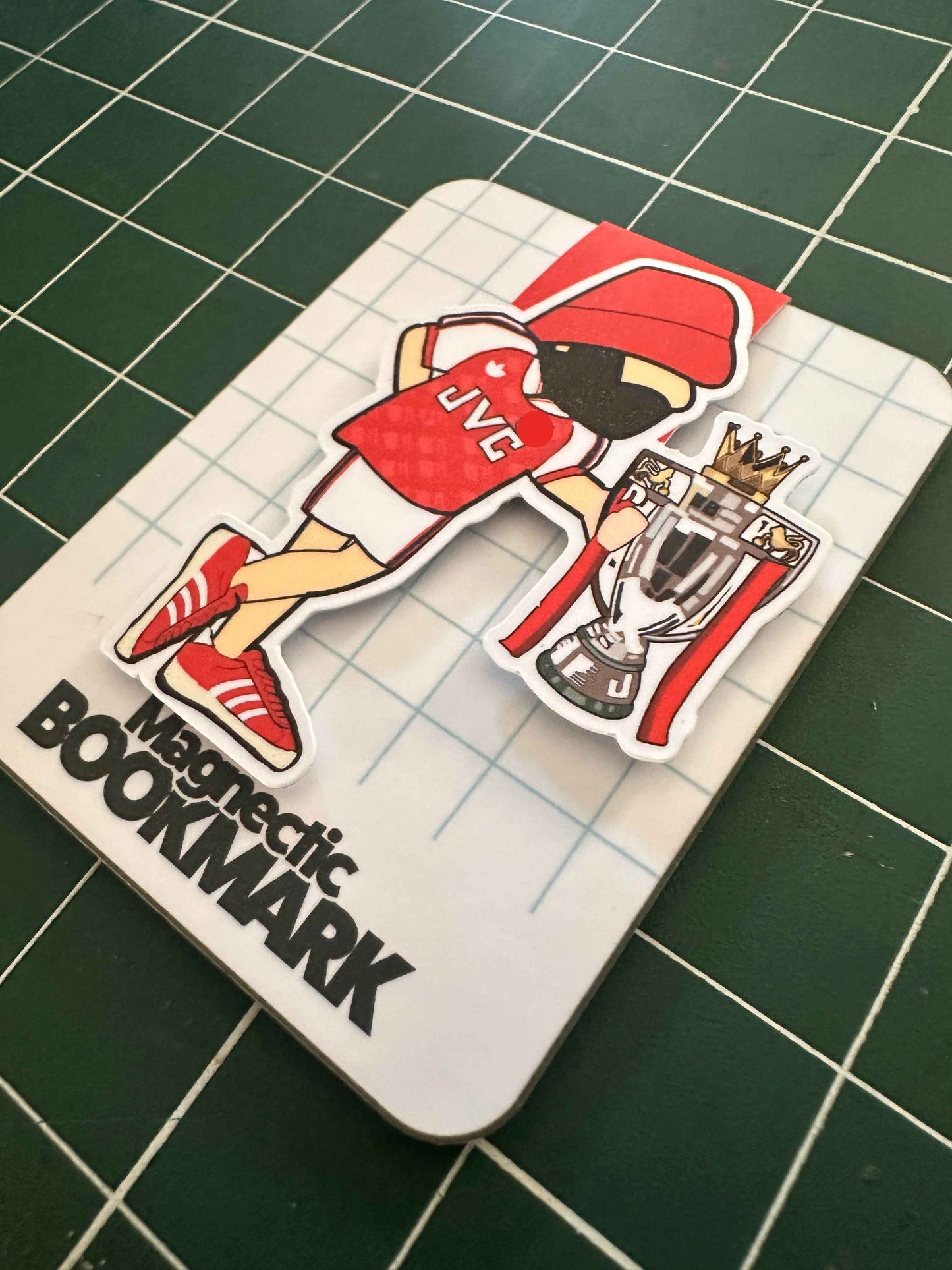 Be casual Arsenal magnetic bookmark