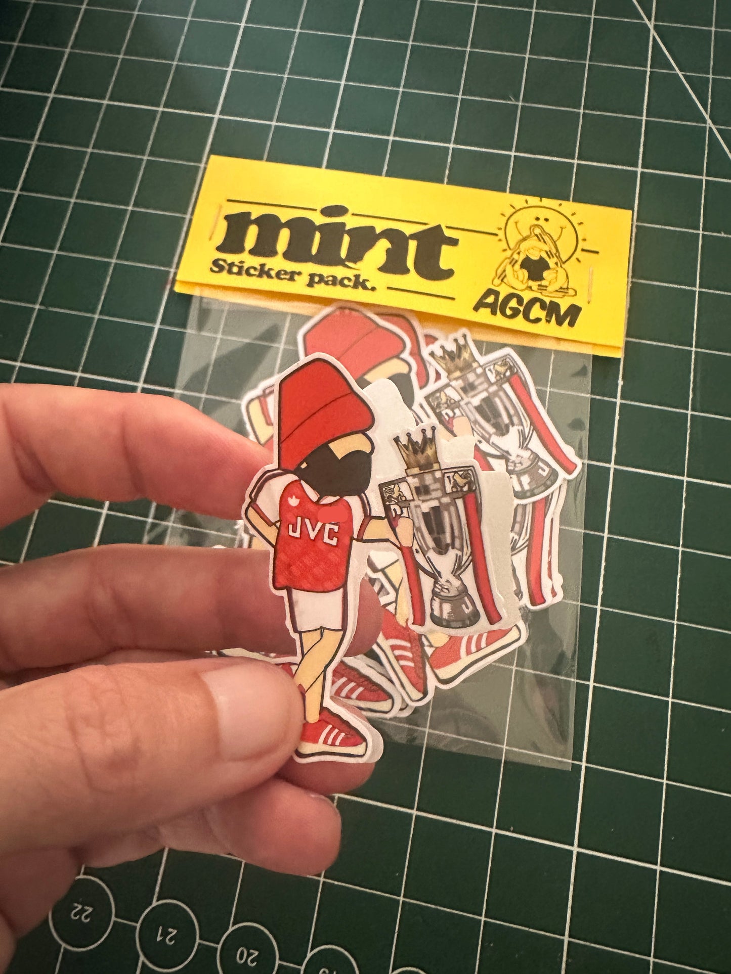 Be Casual arsenal Sticker pack (9stickers)