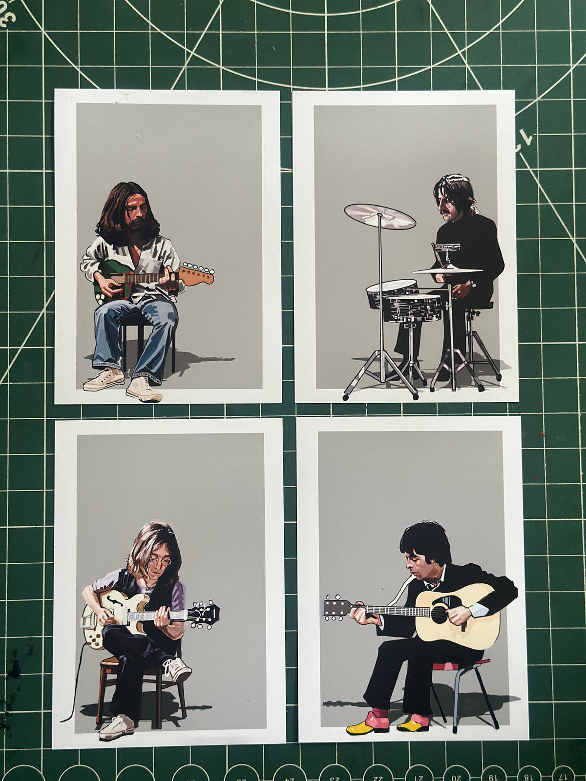 The Beatles in Studio print