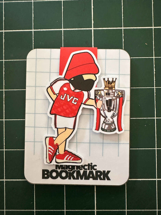 Be casual Arsenal magnetic bookmark
