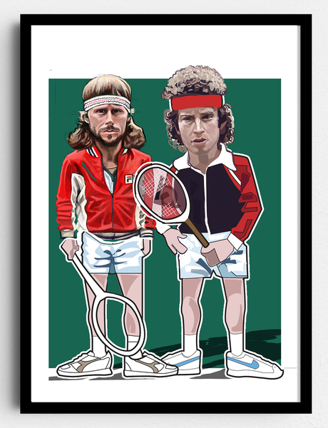 Borg & McEnroe  Print