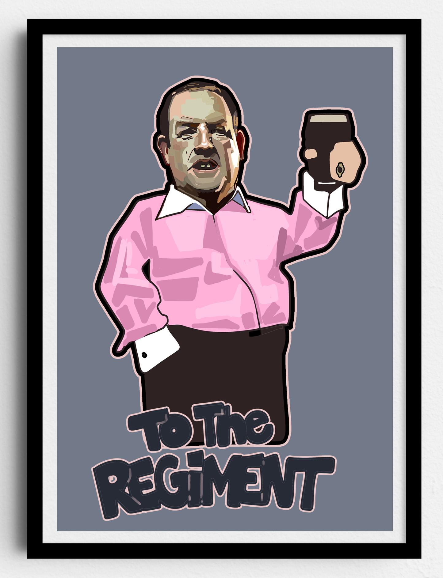 Early doors To the Regiment Print