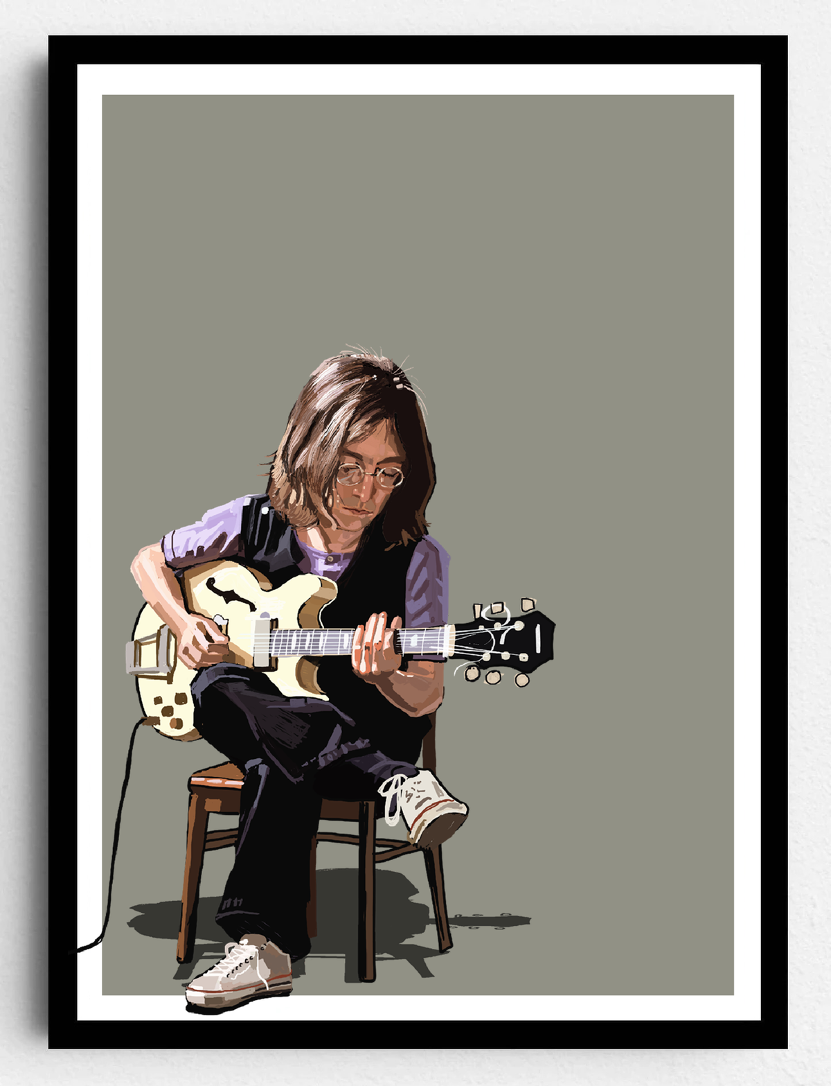 The Beatles in Studio print