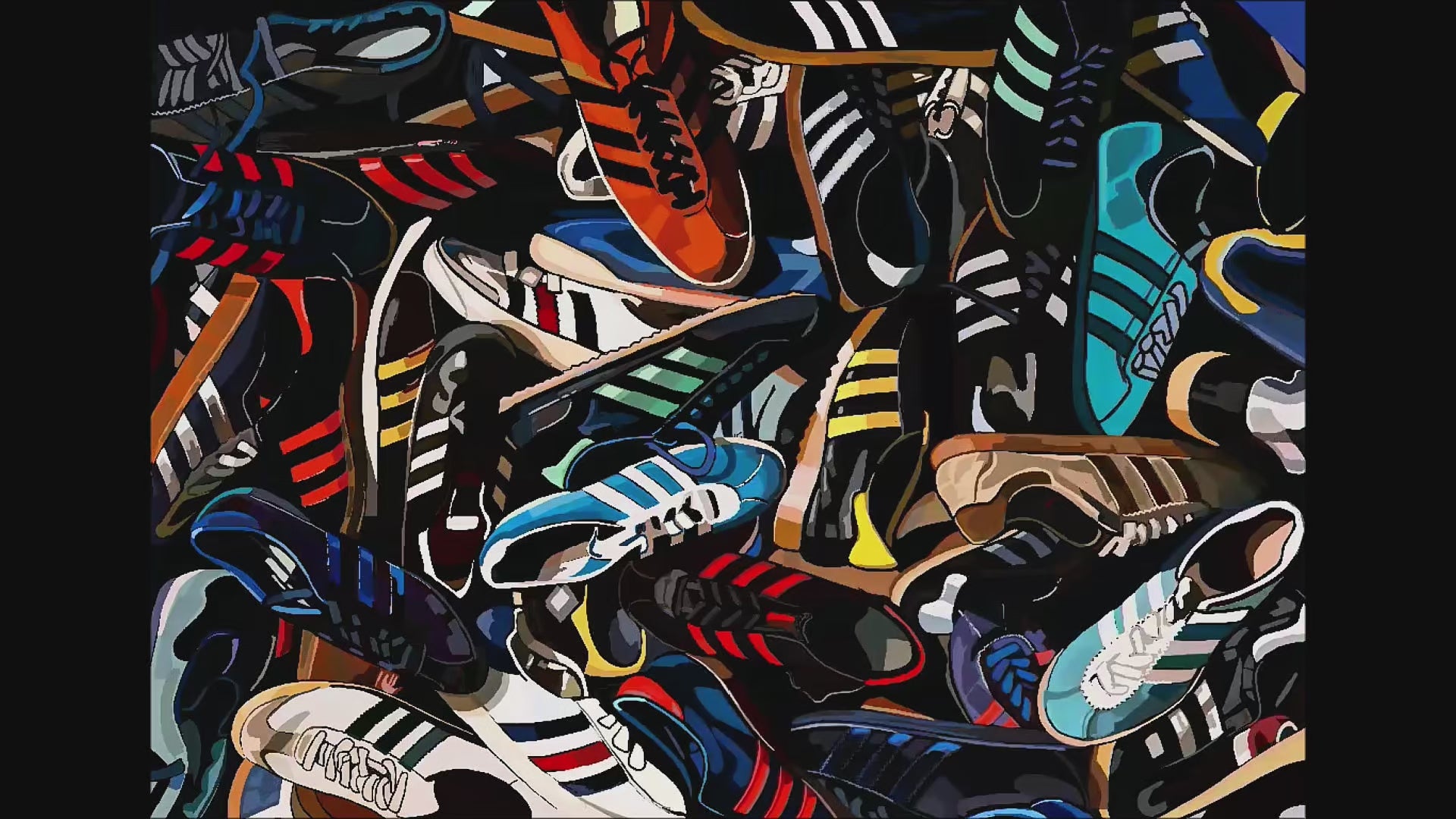 Load video: adidas trainers paninaro magazine