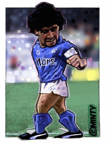 Maradona Napoli print...