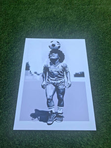 Diego Maradona print