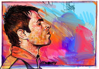 Liam Gallagher Abstract print