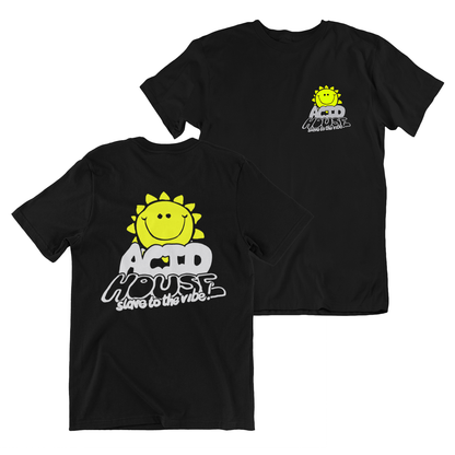 A Guy Called Minty, ACID HOUSE Front and Back Print Regular Fit T-Shirt
