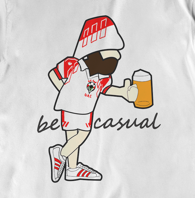 A Guy Called Minty, Be Casual UAE Regular Fit T-Shirt - A Guy Called Minty