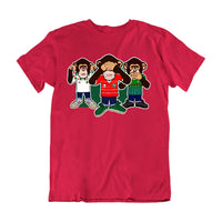 A Guy Called Minty, Three Wise Monkeys Wales Regular Fit T-Shirt