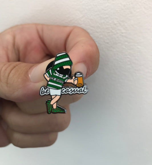 Be Casual Celtic Pin
