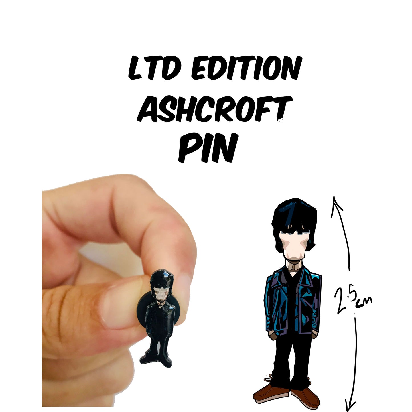 Richard Ashcroft limited edition Pin set