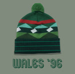 Wales 96 Bobble Hat Green
