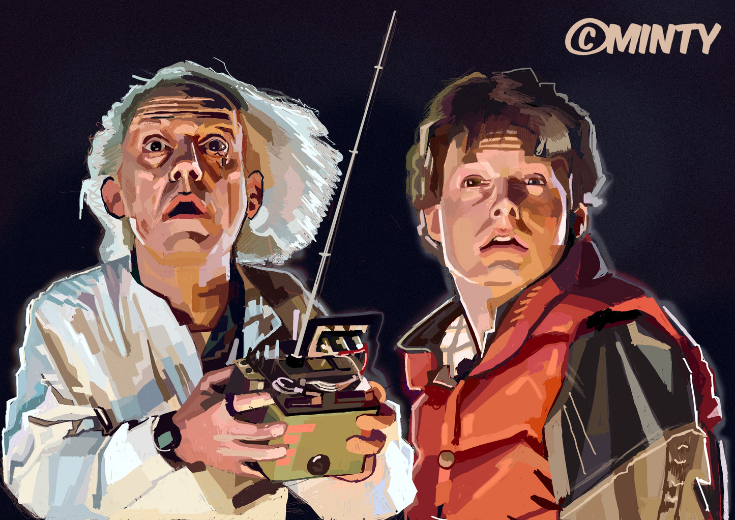 Back to the future print