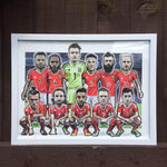Wales euro 2016 team Print