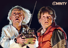 Back to the Future print