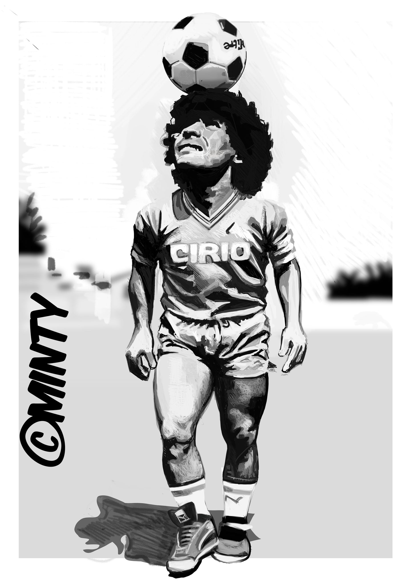 Diego Maradona print