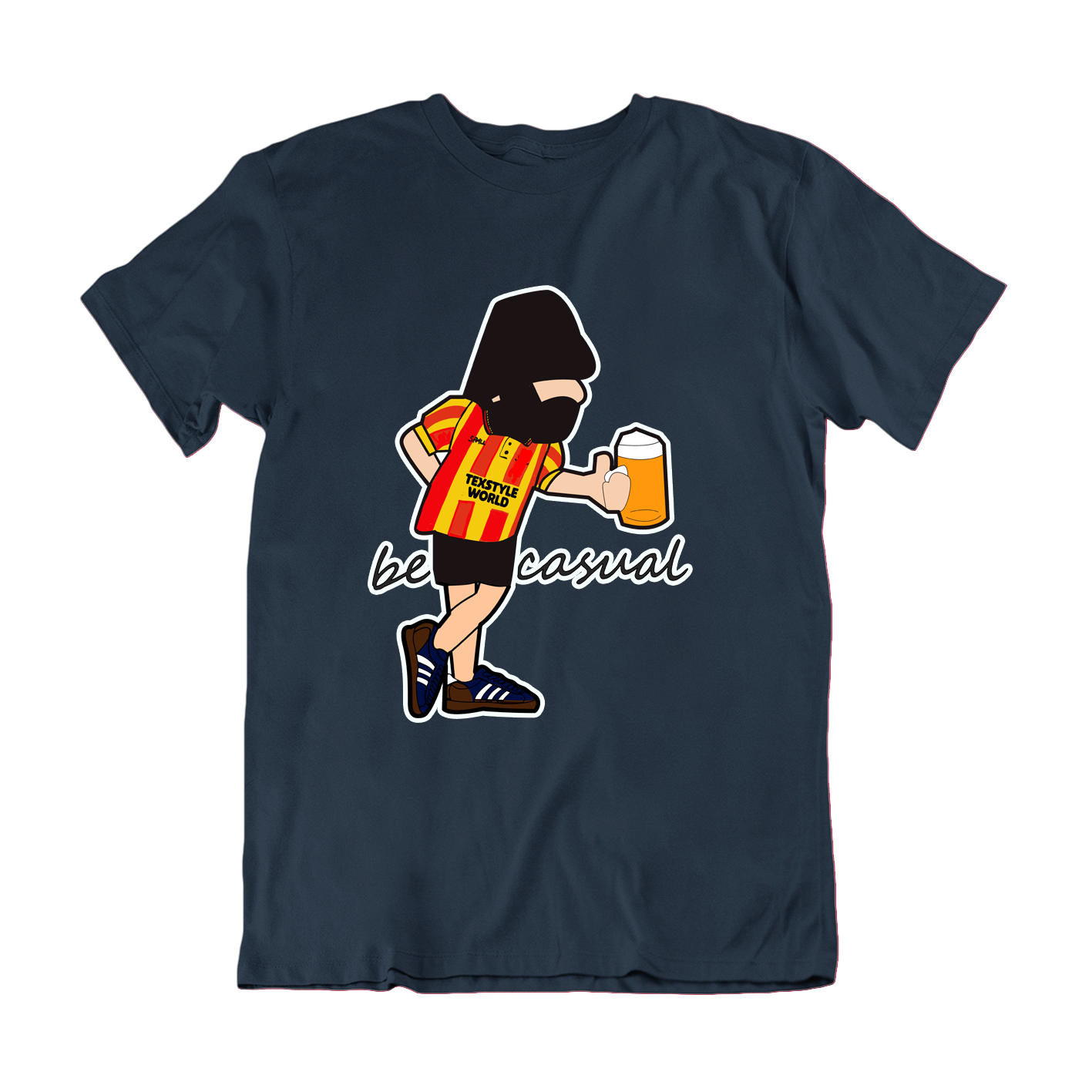 A Guy Called Minty, Be Casual PARTICK THISTLE Regular Fit T-Shirt - A Guy Called Minty