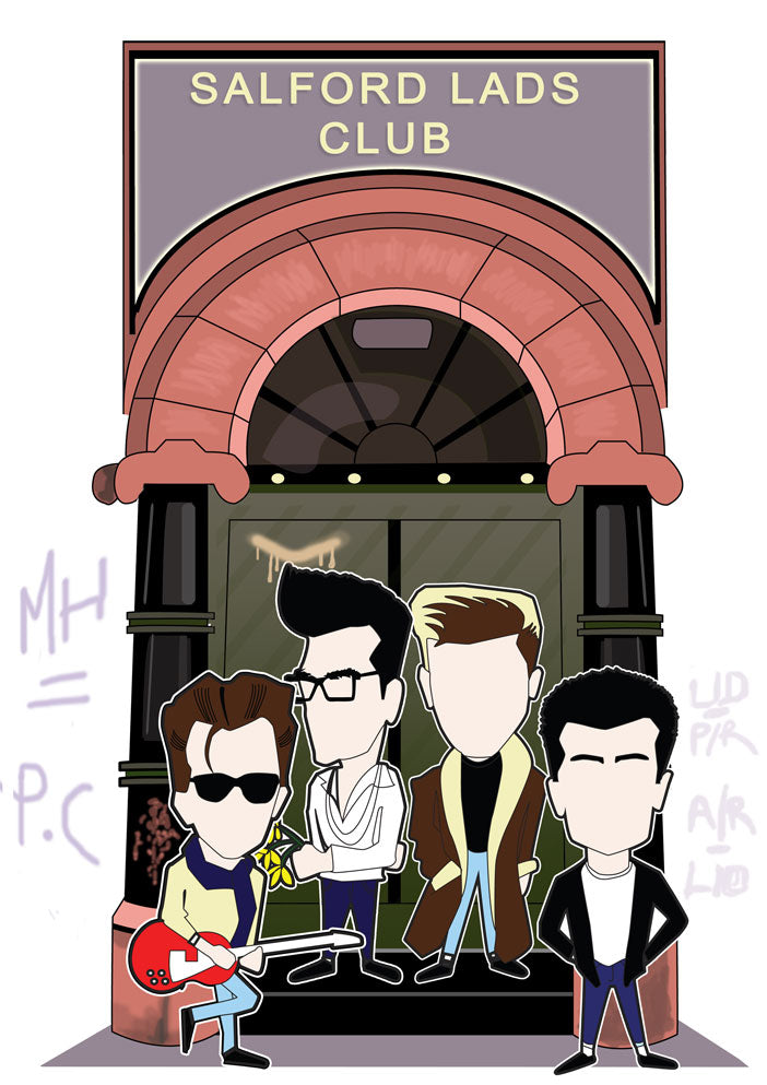 The Smiths Salford lads club  print....